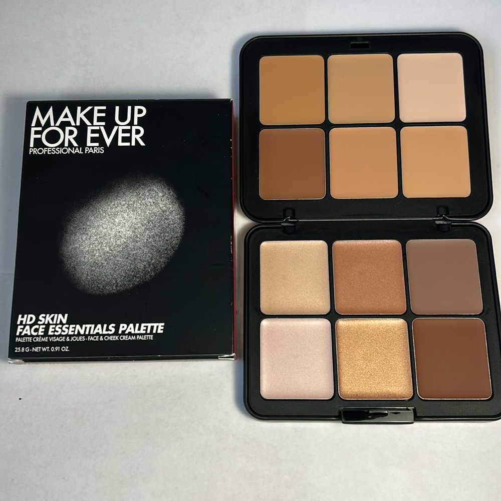 NWT🌷Makeup For Ever HD Skin Cream Contour and Highlight Sculpting Palette